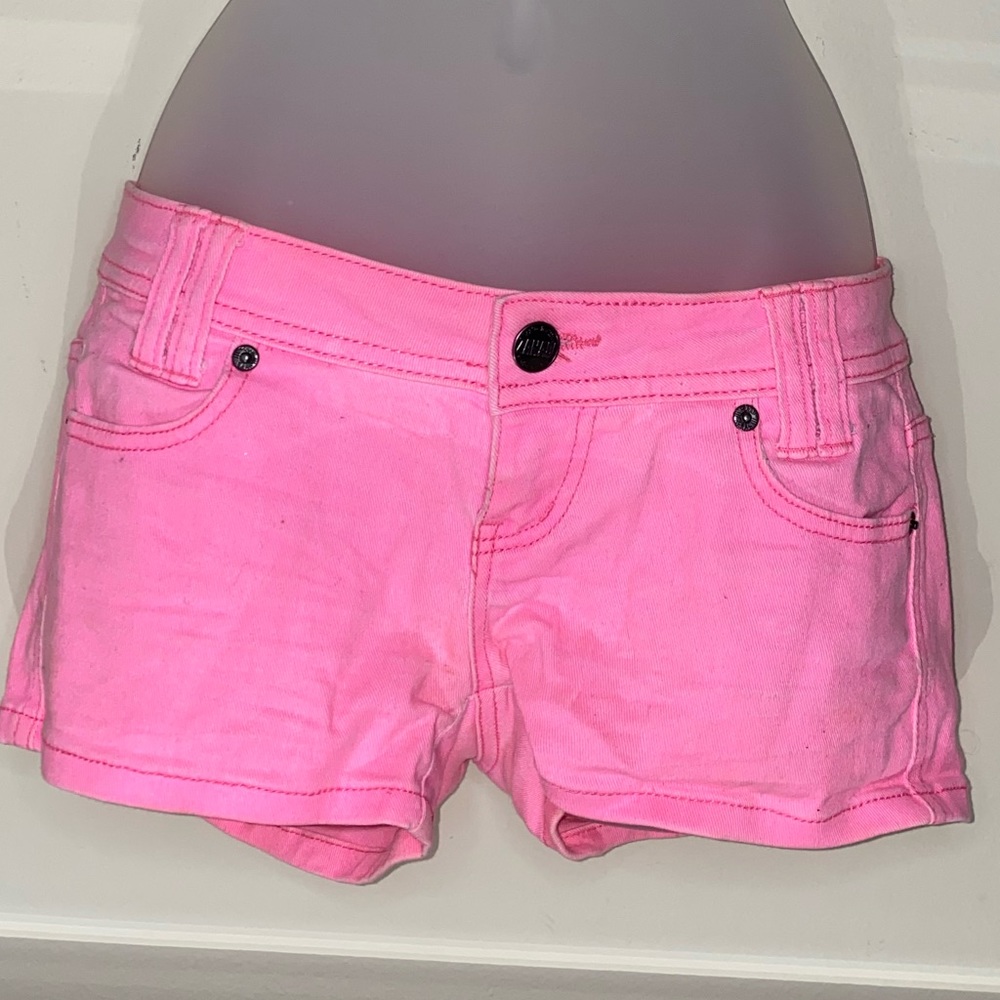 Pink Jean Shorts